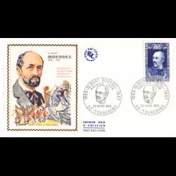 FDC soie - Albert Roussel -...