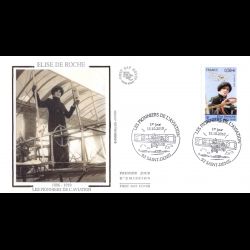 FDC soie - Elise de Roche,...